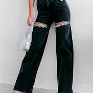 Liana - jeans con detalles de strass