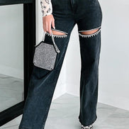 Liana - jeans con detalles de strass