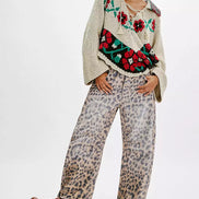 Noa - jeans balloon animal print