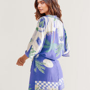 CONJUNTO CAMISERO ESTAMPADO COSTA AZUL