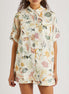 CONJUNTO CAMISERO ESTAMPADO MARINO