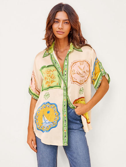CONJUNTO DE DOS PIEZAS CON ESTAMPADO