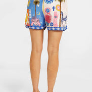 CONJUNTO CAMISERO ESTAMPADO MEDITERRÁNEO