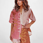 CONJUNTO CAMISERO ESTAMPADO TERRA ROSA