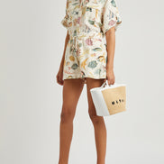 CONJUNTO CAMISERO ESTAMPADO MARINO