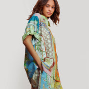 CONJUNTO CAMISERO ESTAMPADO OVERSIZE