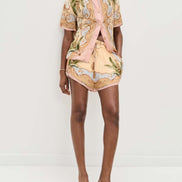 CONJUNTO CAMISERO ESTAMPADO BARROCO TROPICAL
