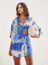 CONJUNTO CAMISERO ESTAMPADO COSTA AZUL