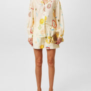 CONJUNTO CAMISERO ESTAMPADO CON SHORT