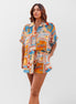 CONJUNTO CAMISA OVERSIZE Y SHORT ESTAMPADO