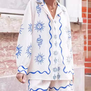 CONJUNTO CAMISERO ESTAMPADO RELAX FIT