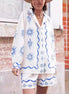 CONJUNTO CAMISERO ESTAMPADO RELAX FIT