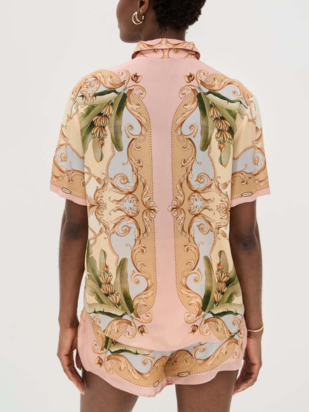 CONJUNTO CAMISERO ESTAMPADO BARROCO TROPICAL
