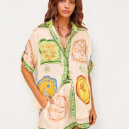CONJUNTO DE DOS PIEZAS CON ESTAMPADO
