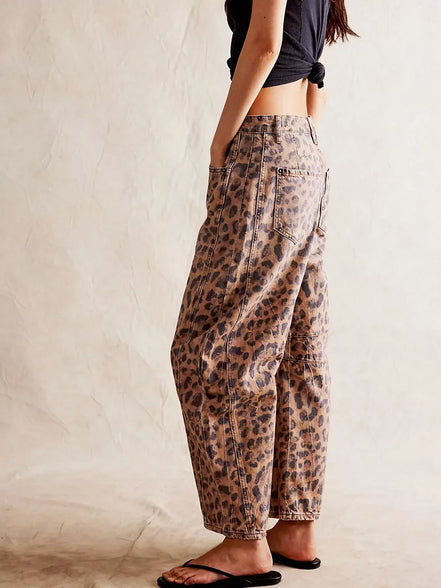 Noa - jeans balloon animal print