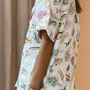 CONJUNTO CAMISERO ESTAMPADO MARINO