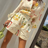 CONJUNTO CAMISERO ESTAMPADO CON SHORT