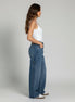 Inés - jeans balloon con efecto brillo
