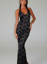 Victoria - vestido largo de encaje halter