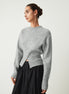 Paloma - jersey suave cuello redondo y cremallera