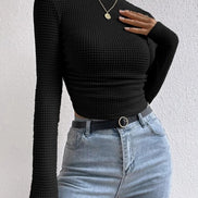 Soraya - jersey fino tipo gofre