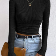 Soraya - jersey fino tipo gofre