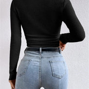 Soraya - jersey fino tipo gofre
