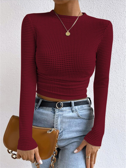 Soraya - jersey fino tipo gofre