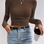 Soraya - jersey fino tipo gofre