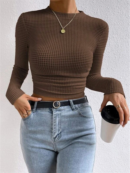 Soraya - jersey fino tipo gofre