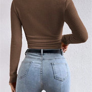 Soraya - jersey fino tipo gofre