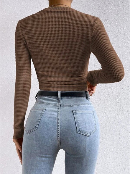 Soraya - jersey fino tipo gofre