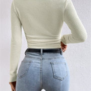 Soraya - jersey fino tipo gofre