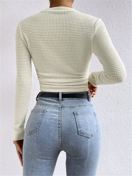 Soraya - jersey fino tipo gofre