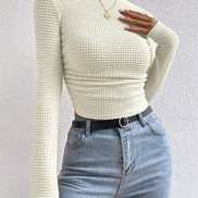 Soraya - jersey fino tipo gofre