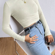 Soraya - jersey fino tipo gofre