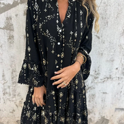 Clara - vestido estampado caída natural