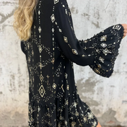 Clara - vestido estampado caída natural