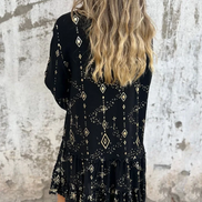 Clara - vestido estampado caída natural