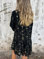 Clara - vestido estampado caída natural