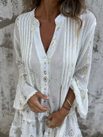 Clara - vestido estampado caída natural