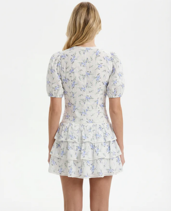 Liore - vestido mini volantes