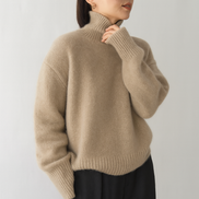 Paula - jersey de punto cuello alto