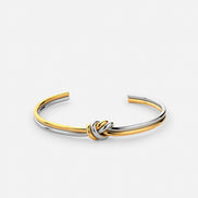 BRAZALETE rígido con nudo