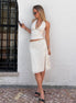 CONJUNTO HALTER MIDI ESTAMPADO