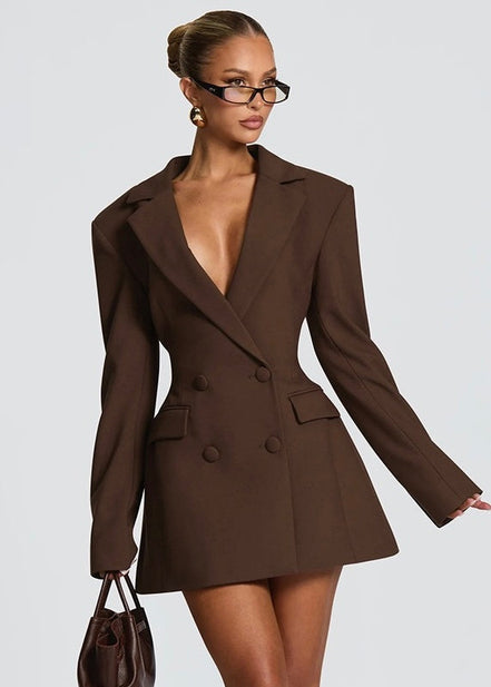 Renata - vestido blazer mini entallado