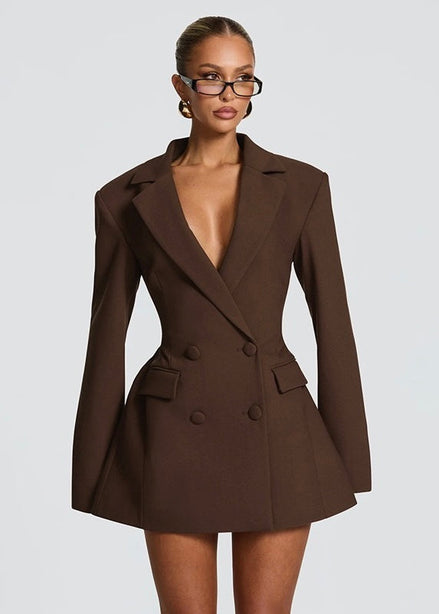 Renata - vestido blazer mini entallado