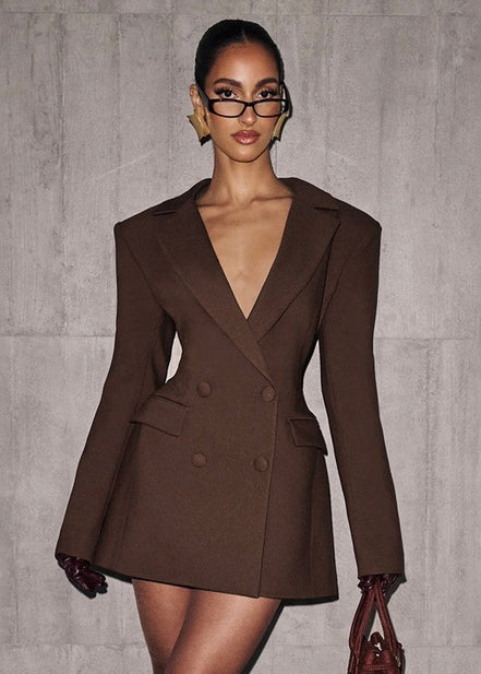 Renata - vestido blazer mini entallado