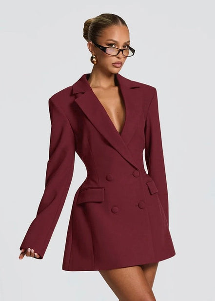 Renata - vestido blazer mini entallado