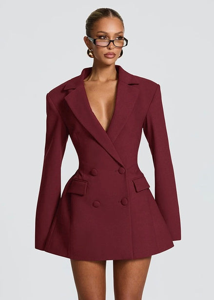 Renata - vestido blazer mini entallado